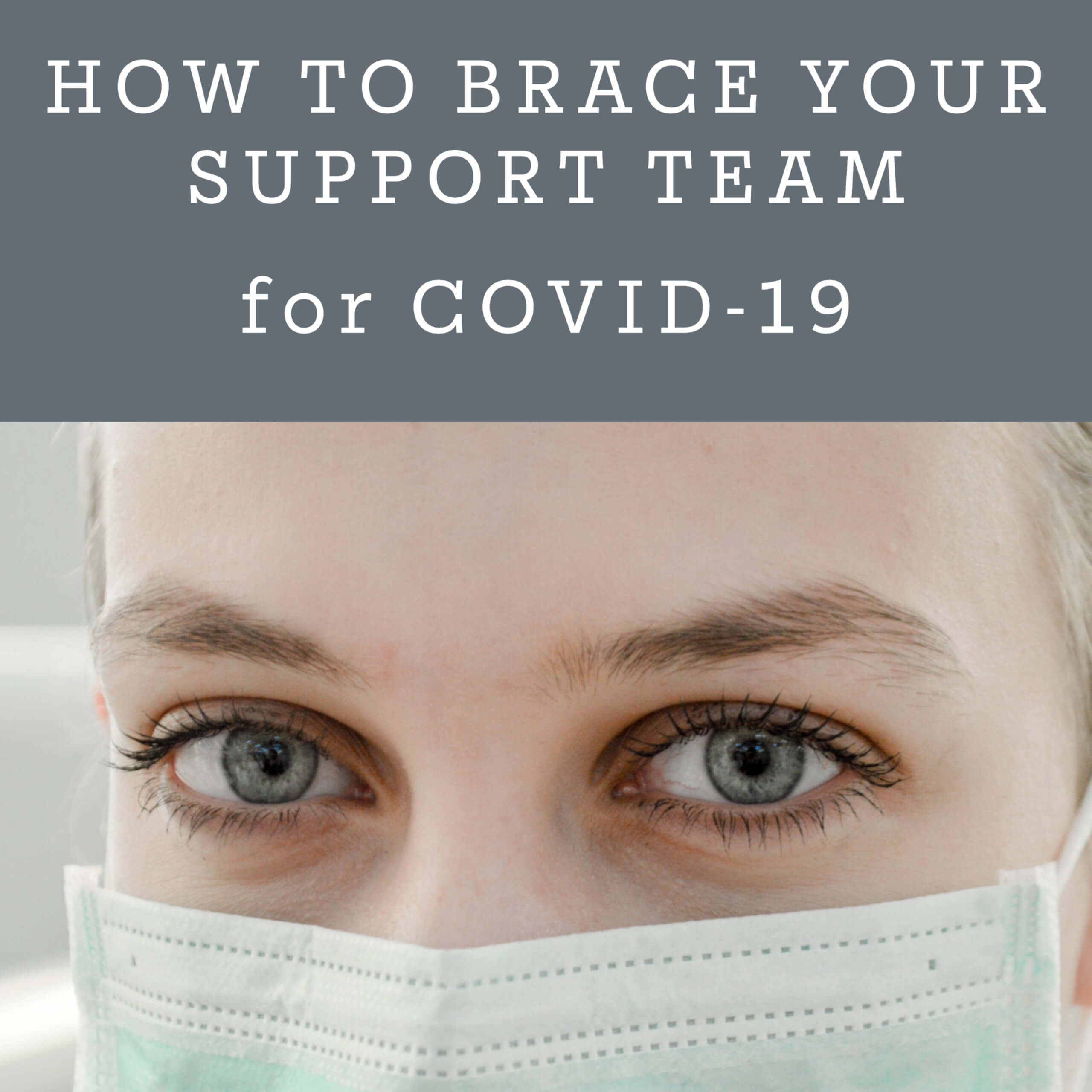 woman wearing mask due to covid-19